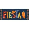 thumbnail image 2 of Charron, Veronique 14x8 Gold Ornate Wood Framed with Double Matting Museum Art Print Titled - Tex Mex Fiesta VII Dark, 2 of 4