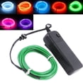 thumbnail image 4 of Matsuzay Cuerda luminosa flexible resistente al agua con controlador USB Tubo de LED intermitente constante/rápido de 9 pies Iluminación y accesorios verde 15ft Matsuzay HA8021-10, 4 of 6