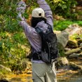 thumbnail image 3 of AUXDIQ Hiking Backpack 15L Lightweight Backpack Travel Daypack for Women Men Black, 3 of 6