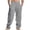 C64/Grey, variant on XIYON Mens Casual Pants Men's Linen Casual Loose Pleated Breathable Straight Leg Trousers With Pockets Loose Streetwear