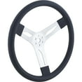 thumbnail image 4 of 15 Inch Blue Cushioned Alum 3-Spoke Steering Wheel 2.25 Dish, 4 of 15