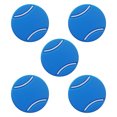 thumbnail image 1 of 5 Pieces Tennis Rackets Shock Absorber Tennis Racket Shock Absorber Dampeners Anti-vibration Vibration Reduction Dampers Buffers Accessories Professional Blue, 1 of 6
