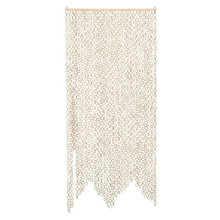 Bloomingville Beige Chain Link Bamboo Curtain