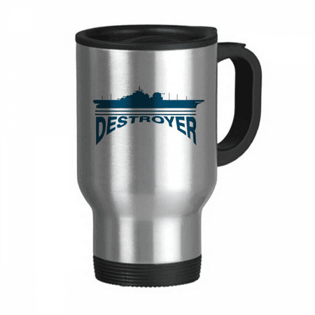

Destroyers Strike Enemy Militarily Travel Mug Flip Lid Stainless Steel Cup Car Tumbler Thermos