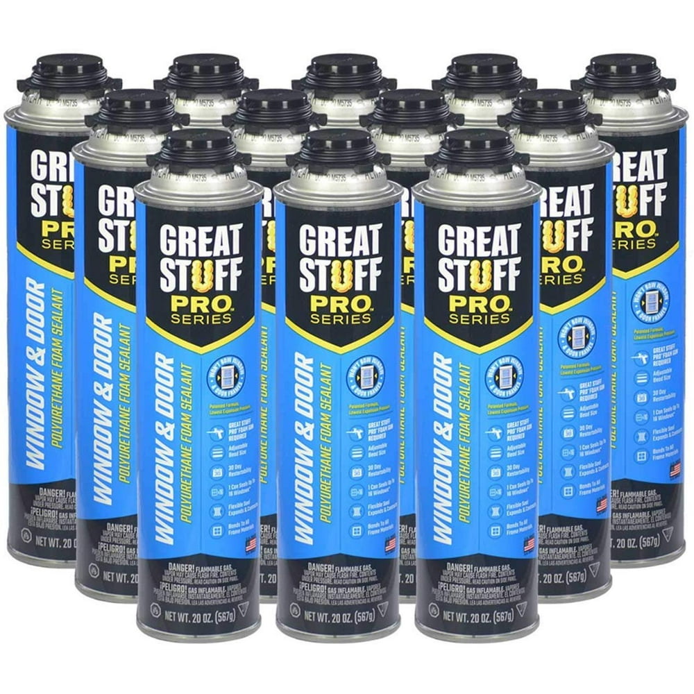 Dow Great Stuff Pro Window and Door 20oz Gun Foam (Case of 12