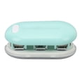 thumbnail image 2 of 3 Hole Puncher, Mini Handheld Paper Punch with Builtin Lock, Ideal for DIY, Student Use, Convenient for Home, School, Office, 2 of 7