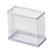 XYAIYT Metal Mesh Desk Organizer for Office Supplies Pen Storage Box Convenient Wall Mounted Stationery Holder Compact and Versatile Solution for Home and Office Use