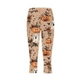thumbnail image 5 of SwiftWear Women's Halloween Print Capris - High Waisted Slim Fit Capri Legging with Cute Pumpkin Ghost Pattern Stretch Fall Seasonal Pants S-3XL​, 5 of 5