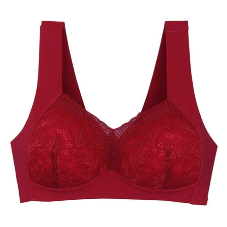 Women s T-Shirt Bra Wireless with Seamless Smooth Comfort Wirefree T Shirt Lingerie Comfortable Plus Size Bras for Women