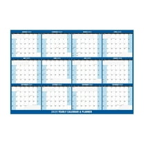 Ruroz 2025 Desk Calendar, 12 Month Desk Calendar/Wall Calendar Combo, 17" x 12", January 2025-December 2025, Highlight Holidays, Planning Calendar, Thick Paper