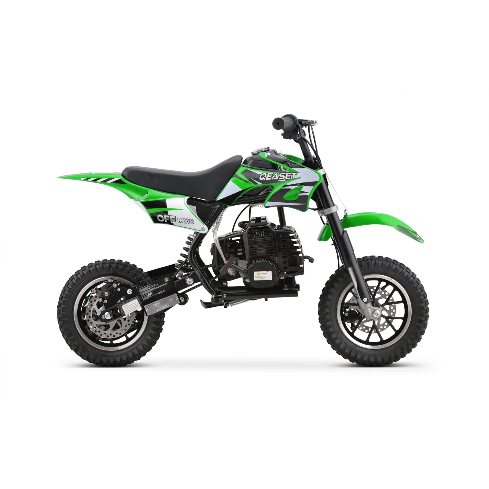 QEASET 39CC Dirt Bike, Gas Powered Mini Bike, Green