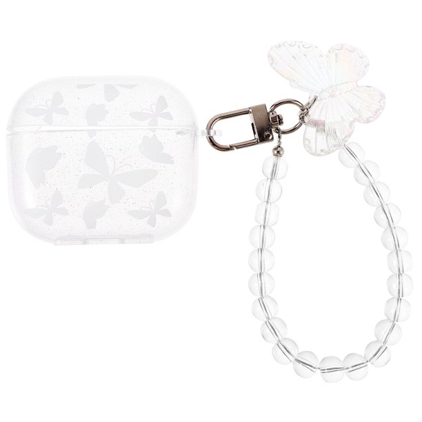 GOOHOCHY Cubierta de auriculares Case de auriculares Transparente Compatible para AirPods Pro 3