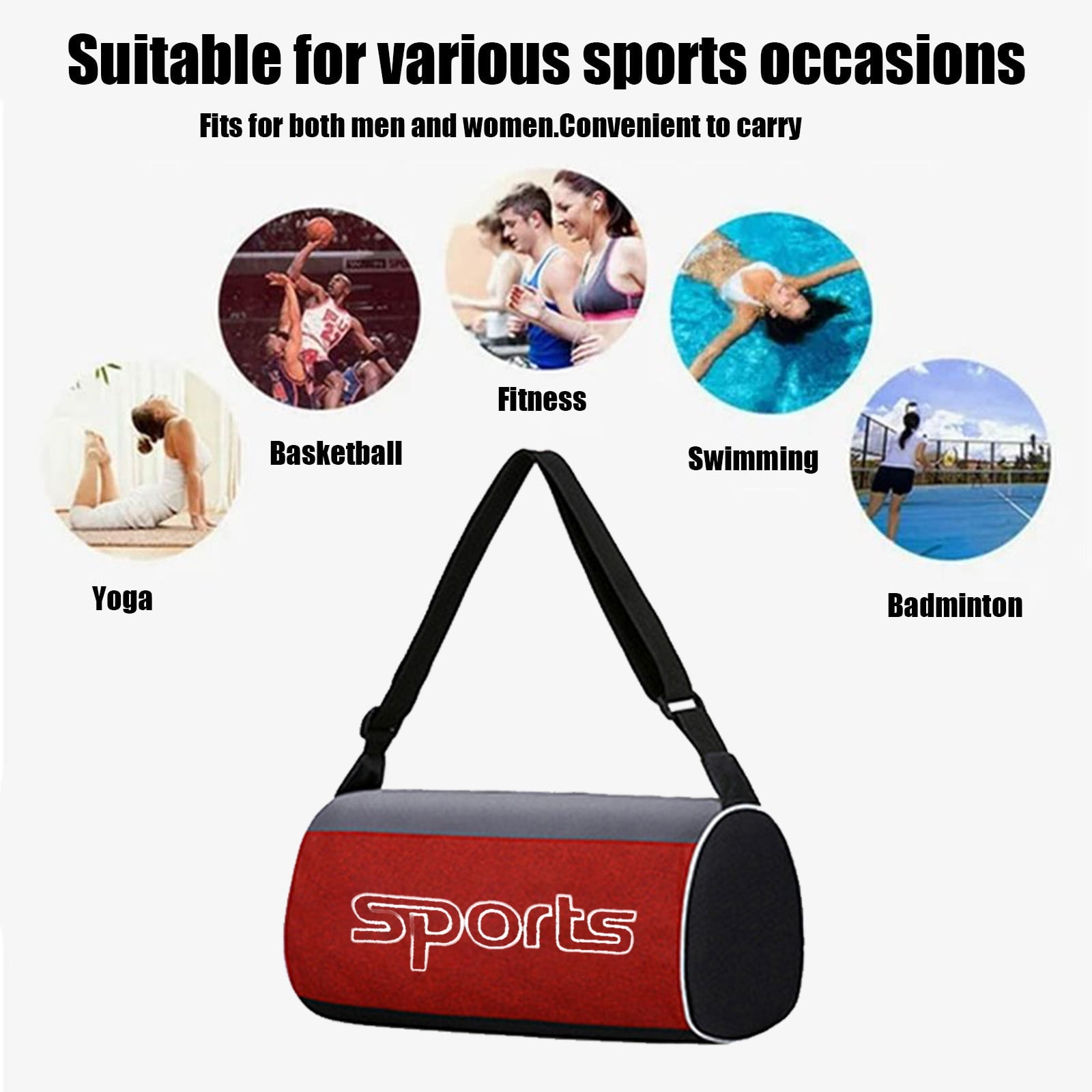 Specollect Clearance 2Pcs Large Gym Bag for Men Women Carry on Duffle Bag for Travel Sports Yoga Fitness Weekend Outdoor Activities