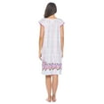 thumbnail image 3 of Casual Nights Women's Short Sleeve Floral Nightgown Nightshirt Night Dress, 3 of 4