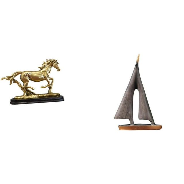 Figura de caballo en miniatura, escultura coleccionable de resina, , adorno de escritorio, estatua ideal para regalar o decorar el hogar.