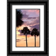 San Marcos Sunset V 2x Matted 18x24 Black Ornate Framed Art Print by Hausenflock, Alan