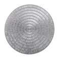 thumbnail image 1 of Round Pvc Lace Placemat Silver - Set of 12, 1 of 3