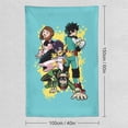 thumbnail image 2 of Anime Boku No Hero Tapestry Luxury Wall Hanging Tapestries Decoration For Living Room Bedroom Dormitory Mural Blanket Wall Art Tapestry, 2 of 8