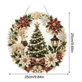 thumbnail image 2 of Christmas Diamond Art Ornament Kit for Adults Pearl Bead Craft, 2D Flat Acrylic Handmade Pearl Bead Suncatcher, Pet Theme Xmas Window Hanging Decor (Labrador Retriever), 2 of 7
