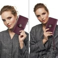 thumbnail image 5 of Women's Wallet RFID Blocking Credit Card Holder Large Capacity Wristlet Leather Wallets Purse, 5 of 5