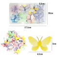 thumbnail image 2 of ZYNERY 72 PCS Edible Butterfly Cupcake Toppers, Colourful Butterfly Cake Decorations Cupcake Toppers with Storage Box for Family Cupcake Wedding Cake Birthday Party Food Decoration, 2 of 7