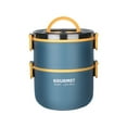 thumbnail image 3 of Thermos for Hot Food Food Thermal Jar Insulated Soup Thermos Bottles  Plastic Food Container Bento Lunch Box Travel Camping Thermos （1000ml，1600ml）, 3 of 10