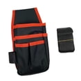thumbnail image 2 of Colaxi Waist Belt Tool Storage Pouch Organizer Construction Tool Portable Multi Purpose Construction Tool Holder Pouch Men and Women Red, 2 of 9