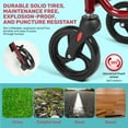 thumbnail image 4 of Ultra Lightweight Foldable Wheelchair for Adults 18.5lbs, Aluminum Alloy Transport Chair with 15.75" Wide Seat, Shock-Absorbing Wheels, Safety Handbrake & Belt for Seniors & Women, 4 of 9