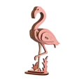 thumbnail image 1 of KLKCMS 3D Wooden Puzzle Model Creative Handcrafts DIY Crafts for Girls Kids Friends, 1 of 9