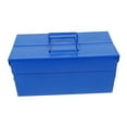 thumbnail image 4 of YOSADIER 1Set Multifunctional Storage Box Blue Iron Rectangular For Accessories, 4 of 7