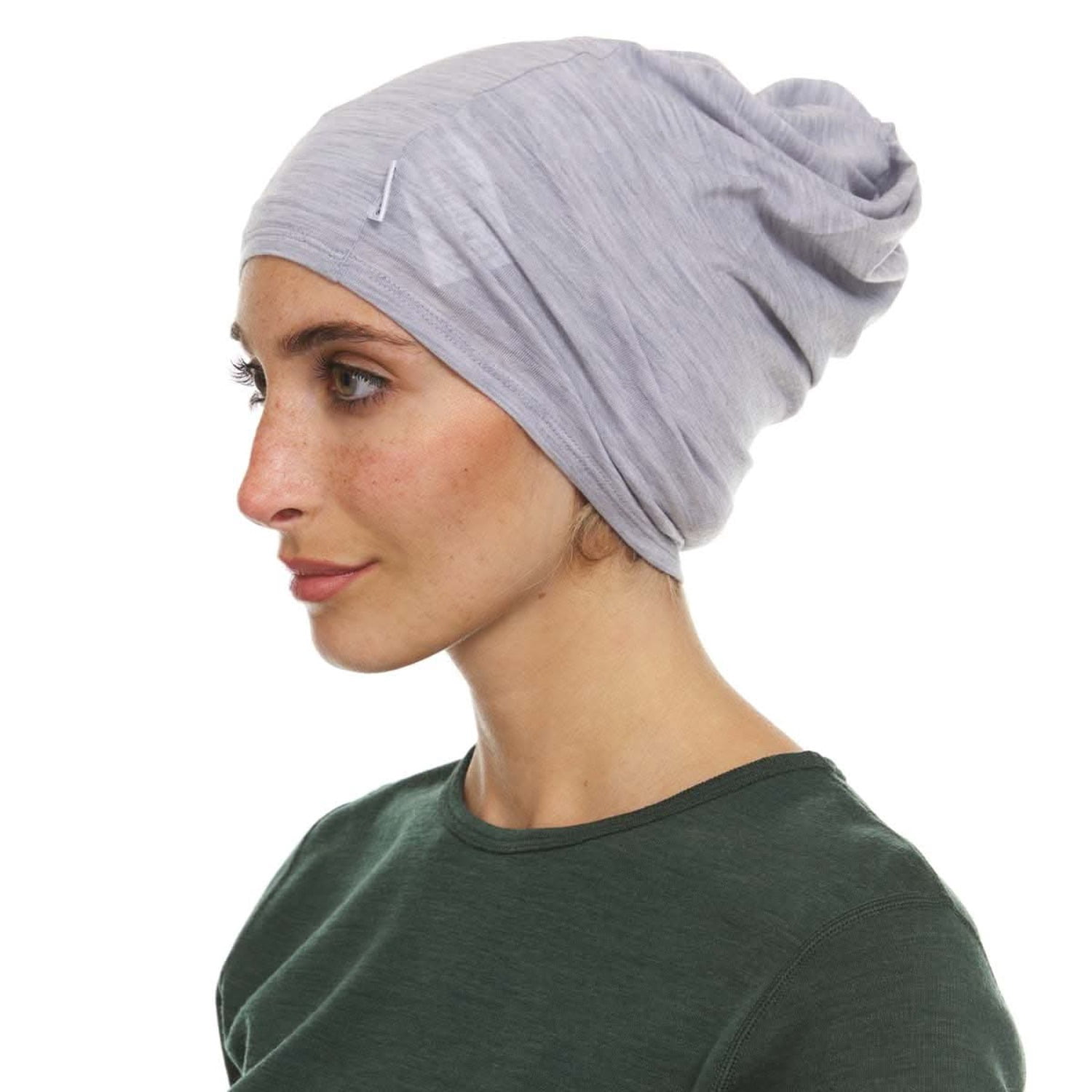 Minus33 Merino Wool Micro Weight Woolverino Multiclava - Multifunctional Headwear - UV Protection - Hiking Neck Gaiter - Hunting Balaclava - Ash Gray