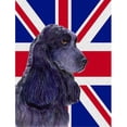thumbnail image 1 of Cocker Spaniel With English Union Jack British Flag Flag Garden Size, 1 of 1