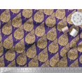 thumbnail image 2 of Soimoi Poly Georgette Fabric Floral & Flying Swan Block Decor Fabric Printed Yard 42 Inch Wide, 2 of 3