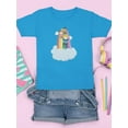 thumbnail image 3 of Sliding Through A Rainbow T-Shirt Juniors -Image by Shutterstock,  Medium, 3 of 4