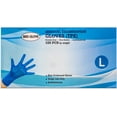 thumbnail image 2 of USA Medical Supplies Medical Examination Gloves - Color (Sky Blue), Size (Medium) & Material (Rubber), 2 of 16