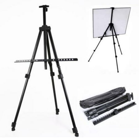 Ktaxon Aluminum Folding Easel Artist Field Display Presentation Exhibition Picture Holder, Adjustable 63