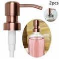 thumbnail image 1 of 2Pc Retro Metal Dispenser Replacement Soap Pump Liquid Lotion Bottle Bird Head, 1 of 5