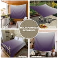 thumbnail image 6 of Grey Purple, Small Tapestry for Bedroom Wall Hanging Tapestry, Gradient Ombre Modern Abstract Color Art Ceiling Backdrop Tapestries Poster Blanket Wall Decor for Teens Room Living Room Dorm 23" x 28", 6 of 8