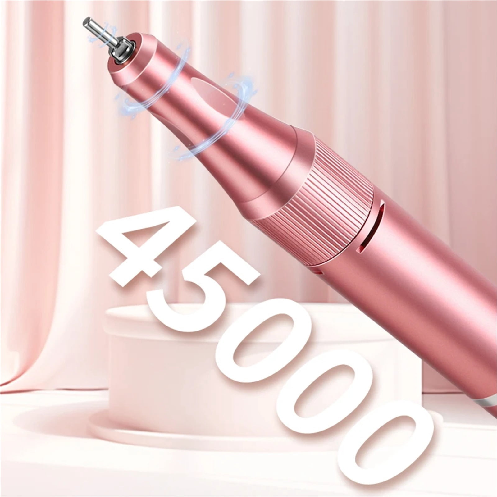 45000Rpm Nail Drill Machine Electric Portable Nail File Rechargeable Nail Sander for Gel Nails Polishing for Home Manicure Salon