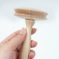 thumbnail image 4 of Wood Darning Mushroom 17 Sewing Needle and Threader for Clothing Repair, 4 of 10