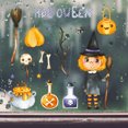 thumbnail image 3 of Pegatinas de pared de pastel de calabaza de Halloween, 24 Uds., pegatinas de cristal para ventana, decoración de embellecimiento de fiesta Levamdar  BST3141035, 3 of 5