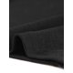 thumbnail image 5 of Vestido Elegante Allegra K con Diseño de Fruncidos y Decoración de Botones Largo con Dobladillo Dividido Negro M, 5 of 5