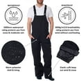thumbnail image 3 of Alpine Swiss Mens Insulated Snow Bib Overalls Waterproof Ski Snowboard Pants, 3 of 7