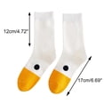 thumbnail image 4 of Axiiglly Cotton Socks for Women Print 100% Cotton Mid-Calf Socks Soft Wick Away Sweat Socks, Gifts for Women, 4 of 9