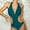 Blue, variant on Sale Women's Swimsuit Womens Swimwear Tankini Tops Fashion Casual Ladies' Deep V One-Pice Bandage Solid Color Halter Neck Funny Swimsuit