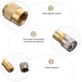 thumbnail image 3 of OUNONA 2Ud Extensor De Para Neumáticos De Adaptador Metálico Durable Ángulo 135 Grados, 3 of 6