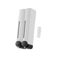 thumbnail image 2 of Baoblaze Soap Dispenser Pump Space Saving Shampoo Dispenser for Bathroom Office Hotel White Double Head, 2 of 8