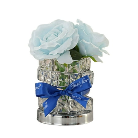 

JikoIiving Portable Crystal Table Lamp 3 Color Touch Control Rechargeable Lamp 3-Levels Brightness Room Decor Desk Lamp Crystal Rose Bedside Lamp Wireless Night Light Bedroom Dining Room Lamp
