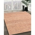 thumbnail image 3 of Ahgly Company Machine Washable Indoor Square Contemporary Light Orange G Area Rugs, 8' Square, 3 of 7