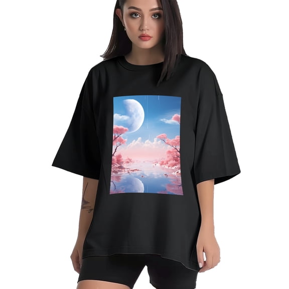 Plus Size Shirt for Women Black Tops for Women Short Sleeves Shirt for Women Pink T Shirt Crewneck Shirt for Women XS